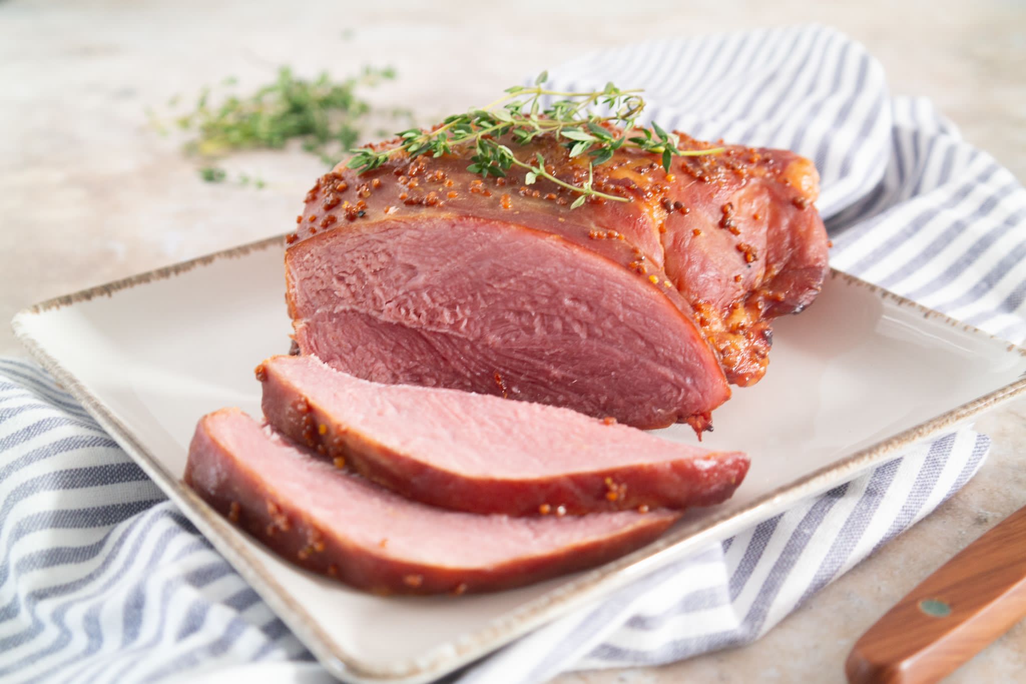 Voorgegaarde beenham