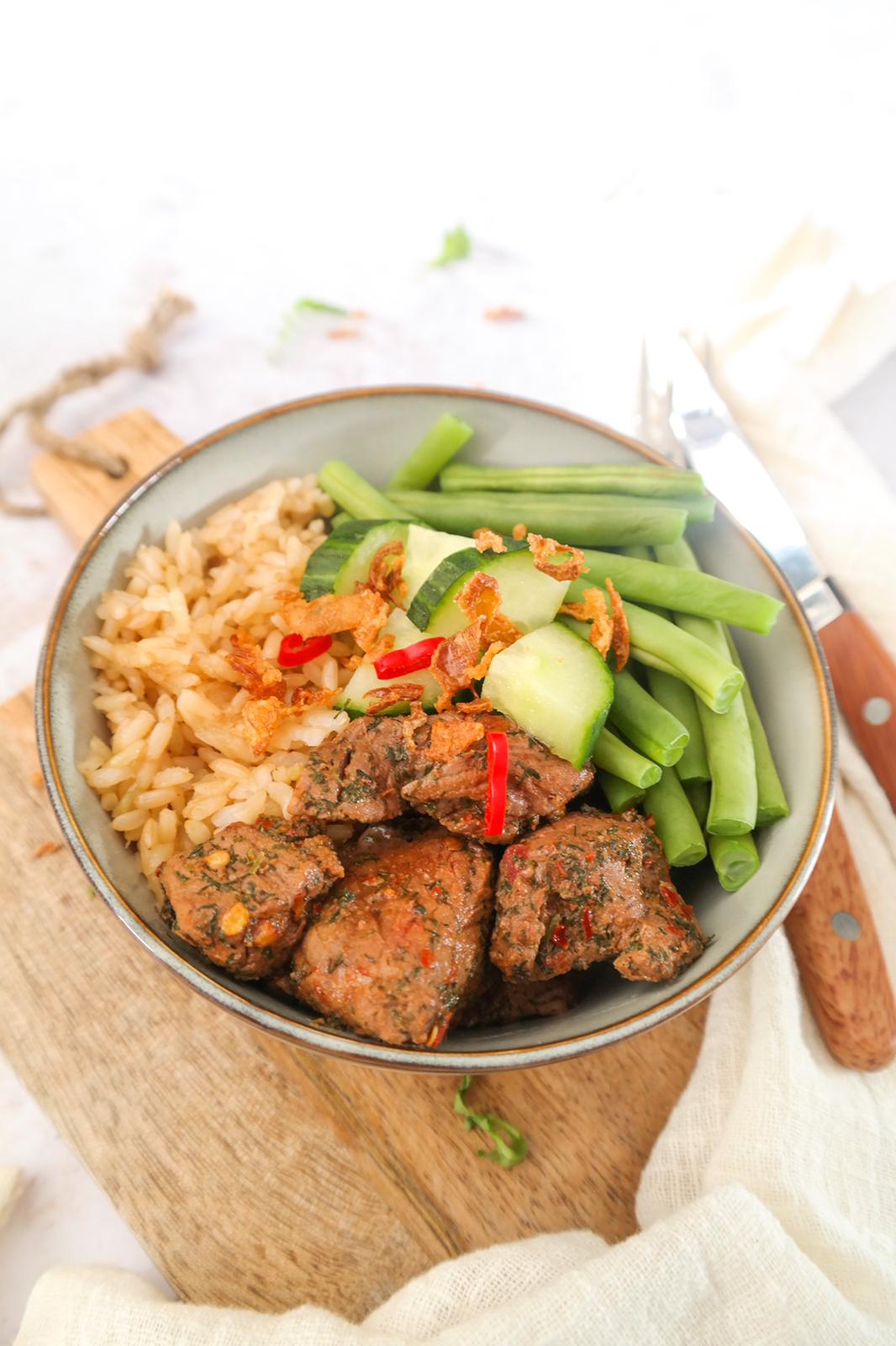 Pittige biefstukpuntjes